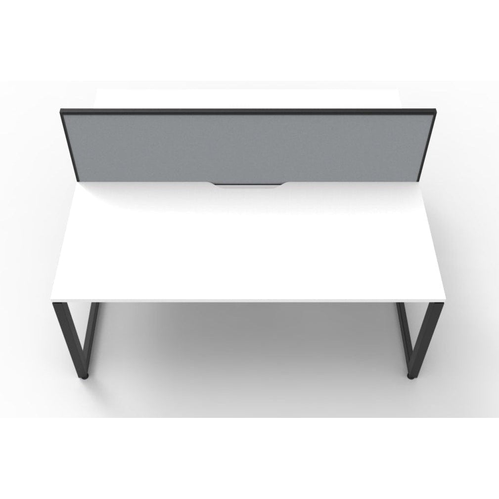 Deluxe Rapid Infinity 2 Person Double Sided Workstation - With Screen