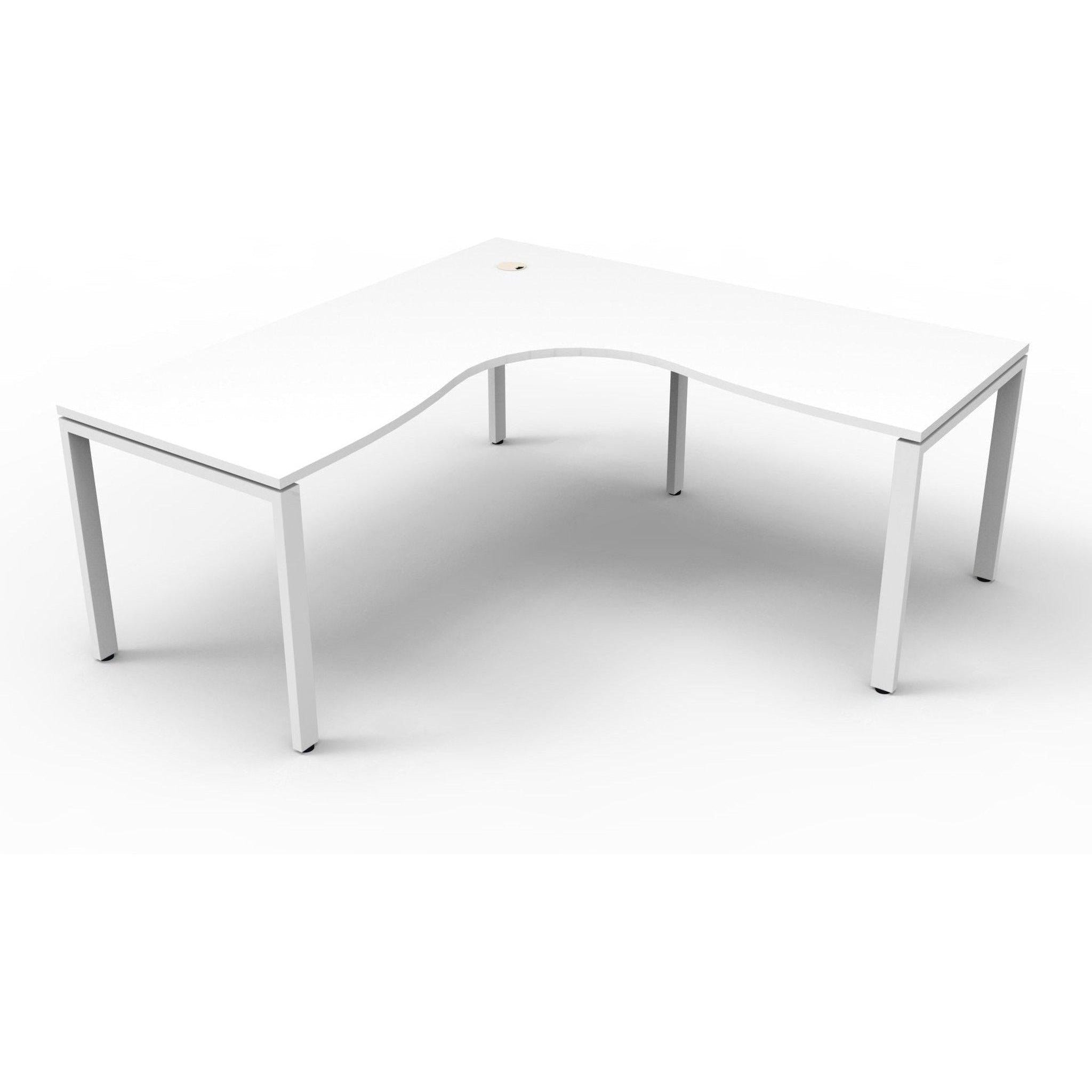 Deluxe Infinity Corner Workstations - Profile Leg