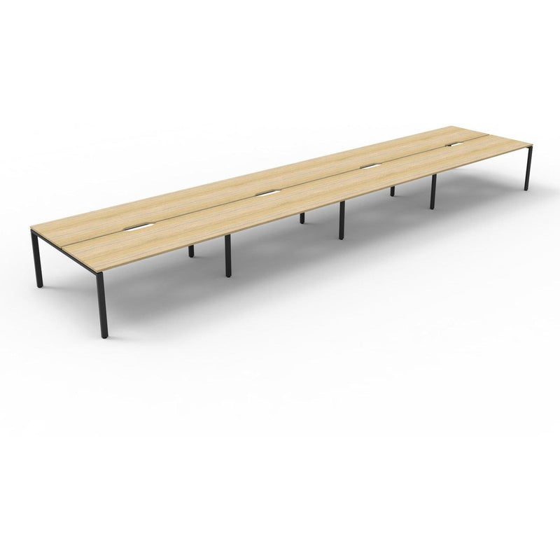 Deluxe Infinity Double Sided Workstations - Profile Leg