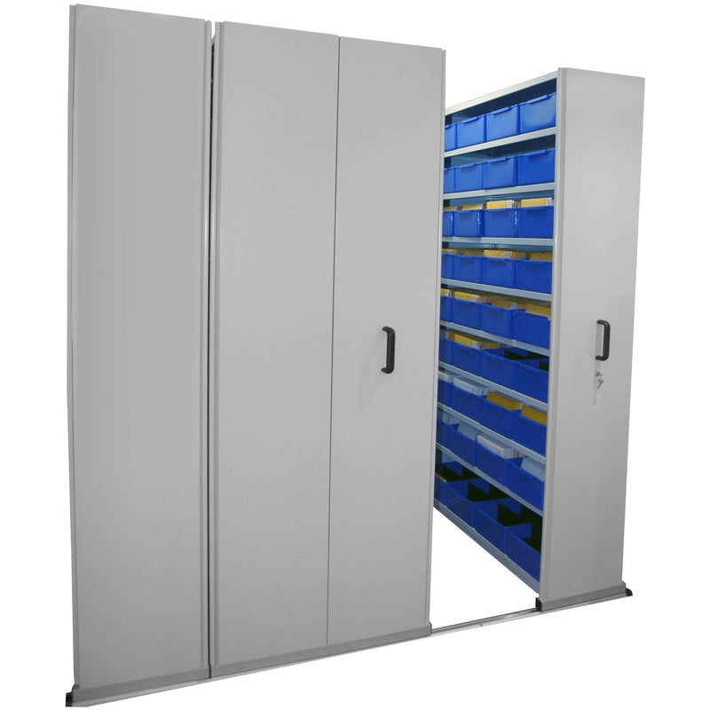 Elite Compactus 4 Bay Mobile Shelving Unit