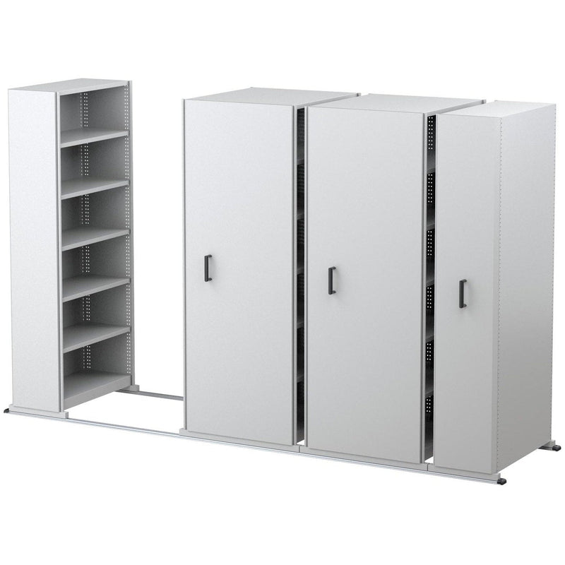 Elite Compactus 6 Bay Mobile Shelving Unit