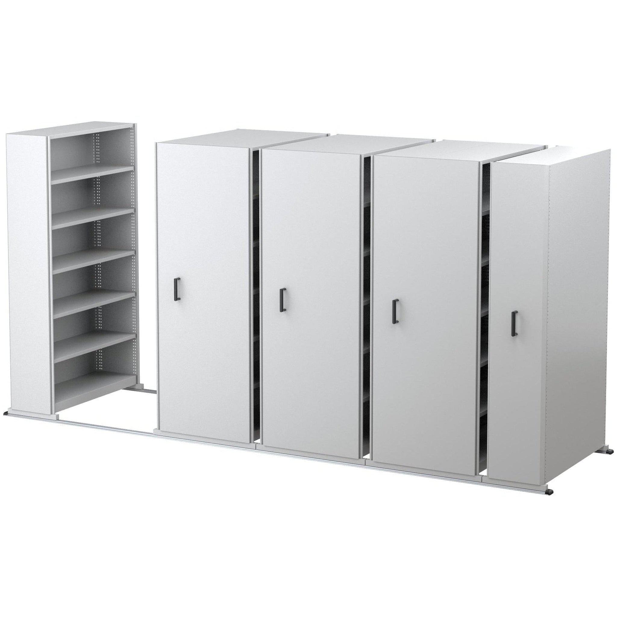Elite Compactus 8 Bay Mobile Shelving Unit