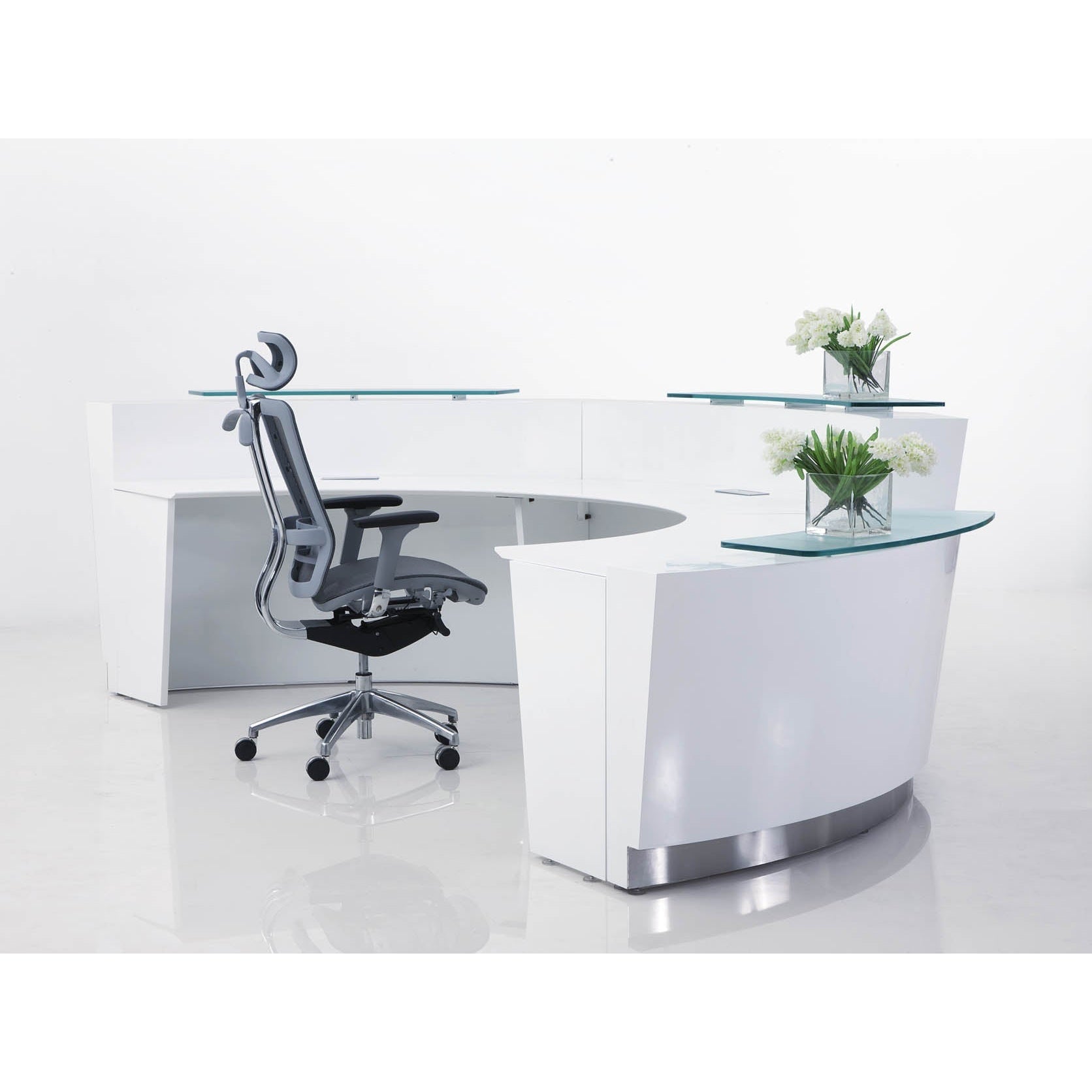 EVO High Low Modular Reception Counter - 3 Piece