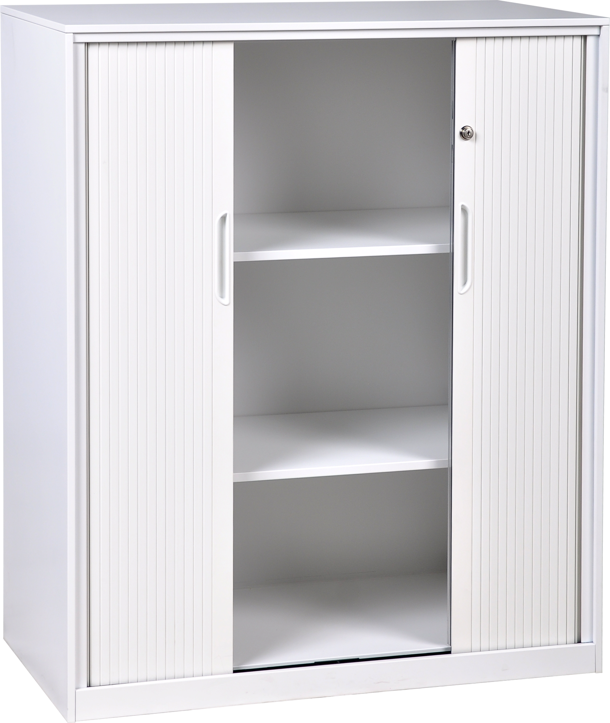 Metal Tambour Storage Cupboard