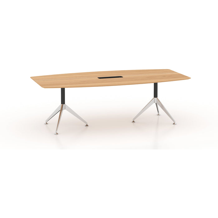 Virginia Walnut Potenza Boardroom Table (2400mm x 1200mm)