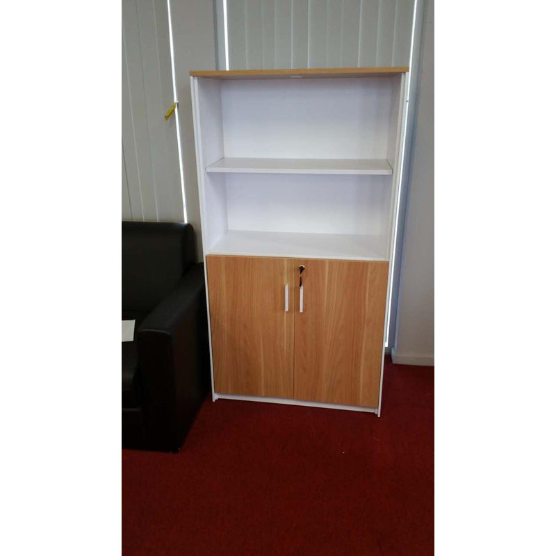 Virginia Walnut Potenza Half Door Cabinet