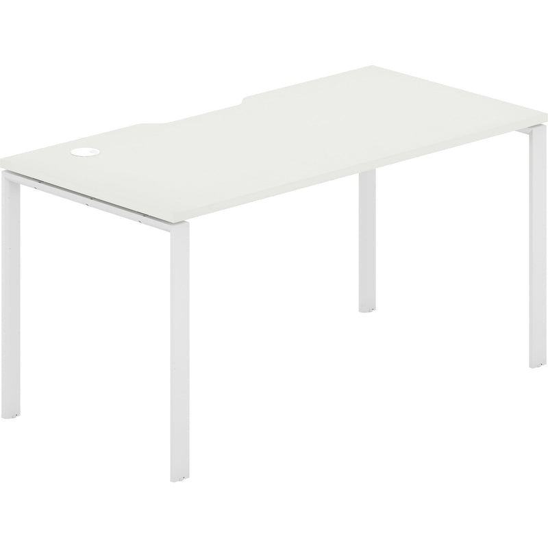 Worksmart 6 Person Double Sided Workstation - With Screens