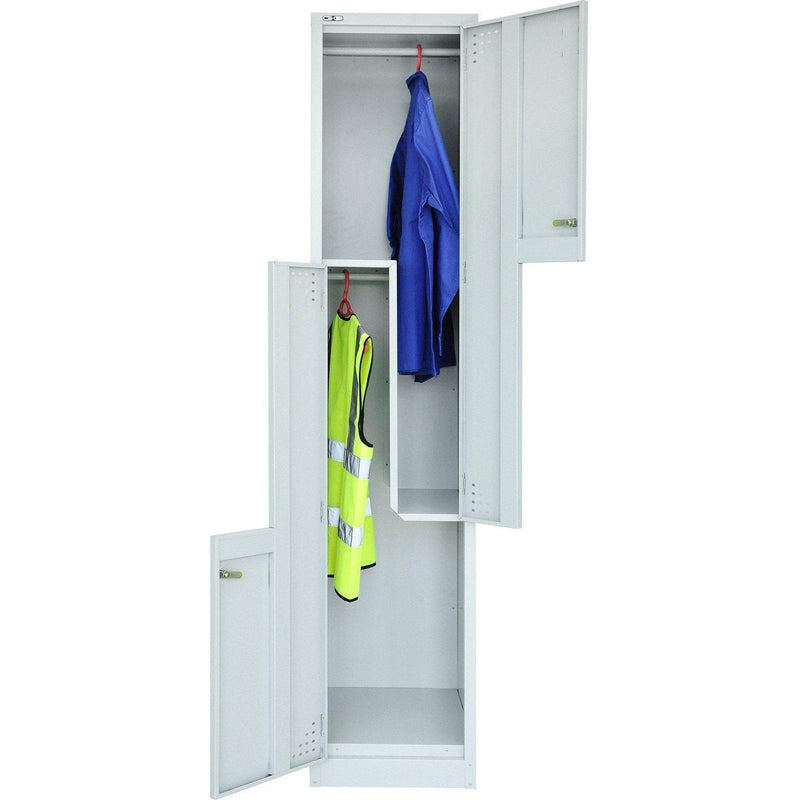 Set of 10 GO Steel Step Lockers