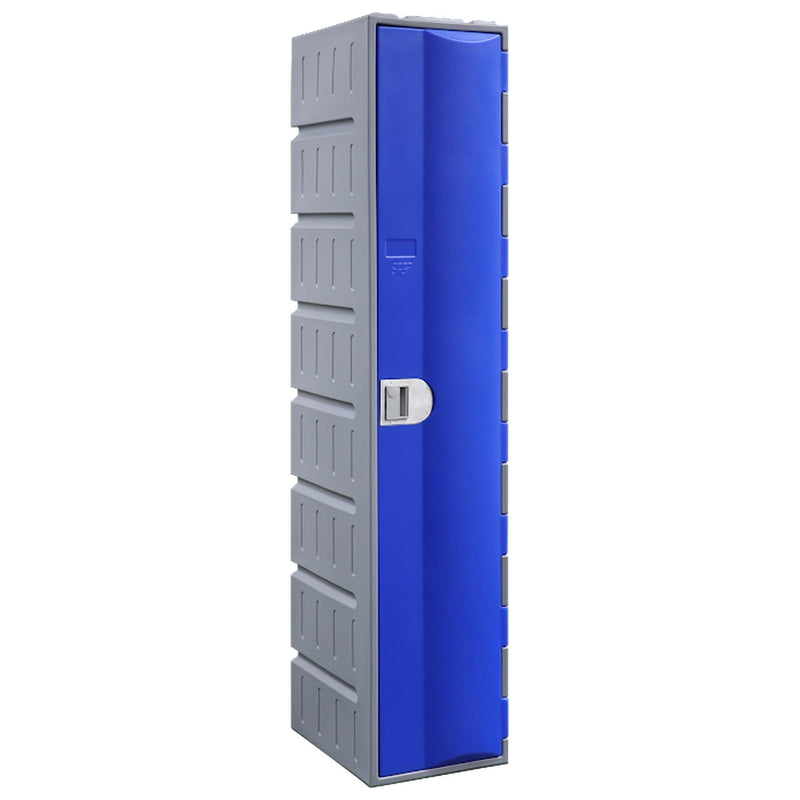 Heavy Duty Plastic Lockers 1 Tier Full Height