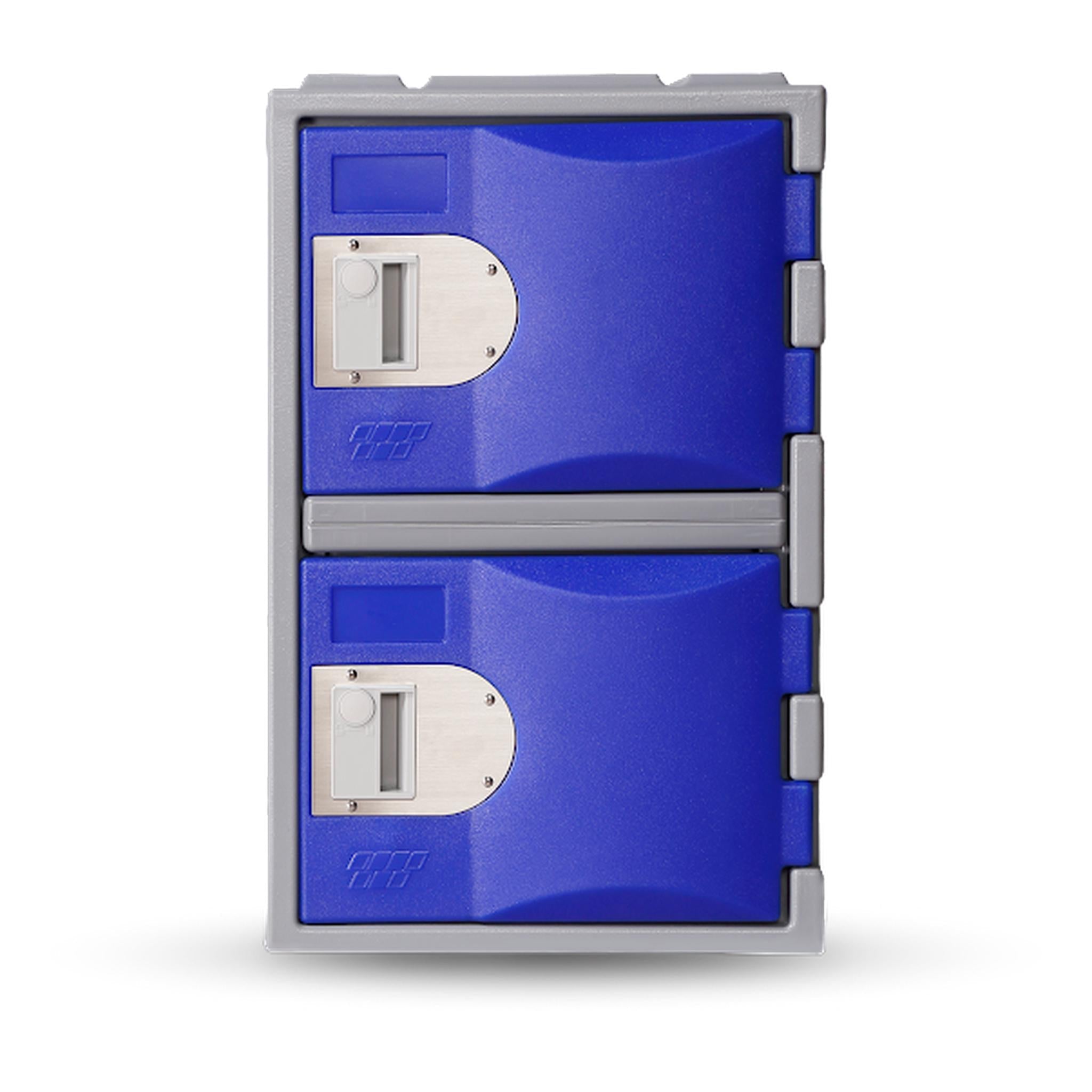 Heavy Duty Plastic Lockers 2 Tiers Third Height