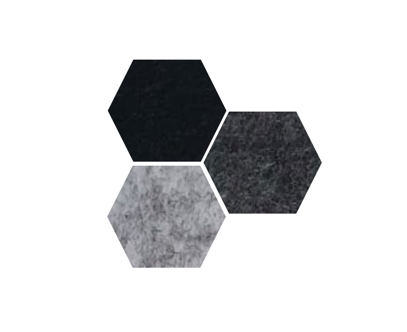 Hexagon Acoustiq Tiles (Pack of 12)