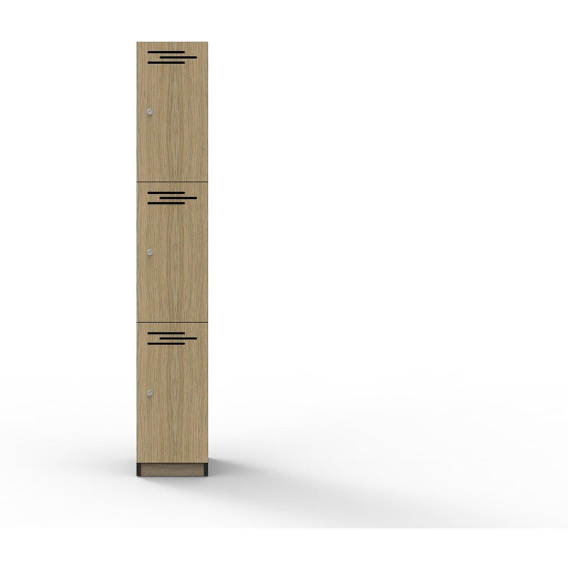 3 Door Melamine Locker