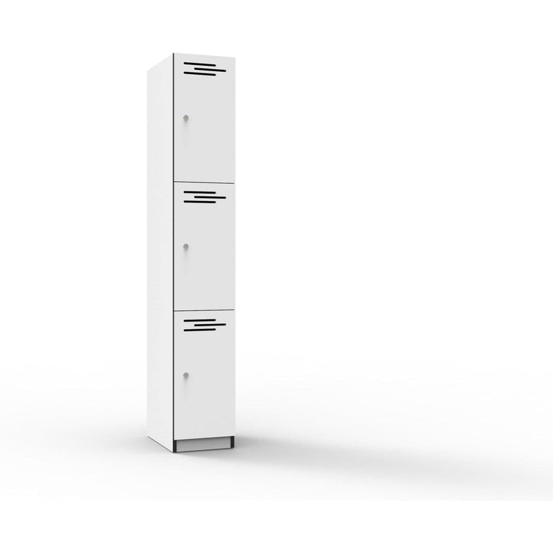 3 Door Melamine Locker