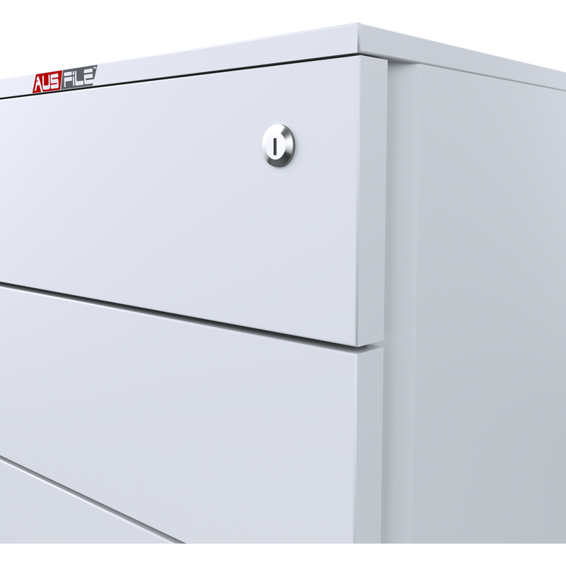 A-File 3 Drawer Mobile Pedestal - SLIM