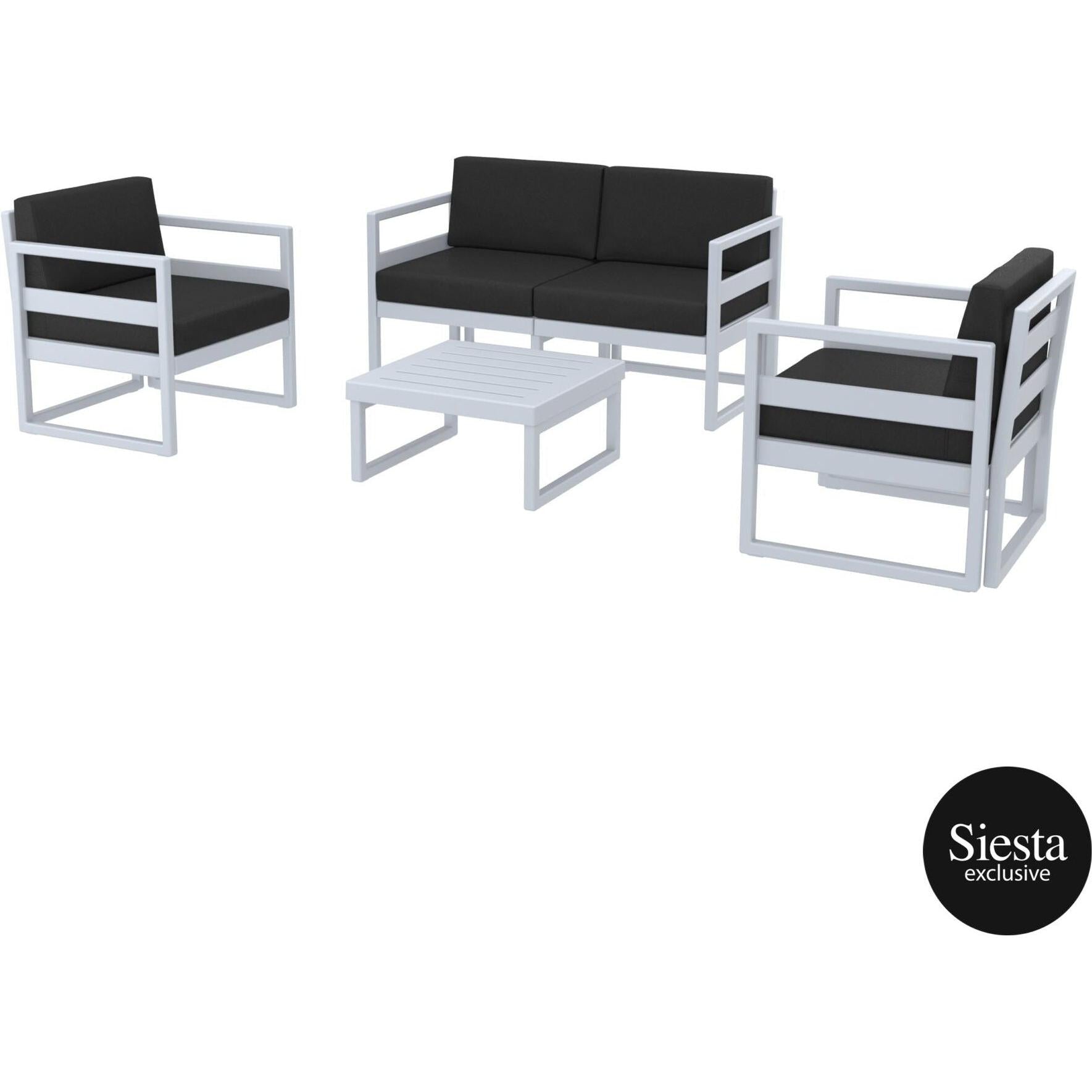 Mykonos Lounge Set - With Cushions-Elite Office Furniture