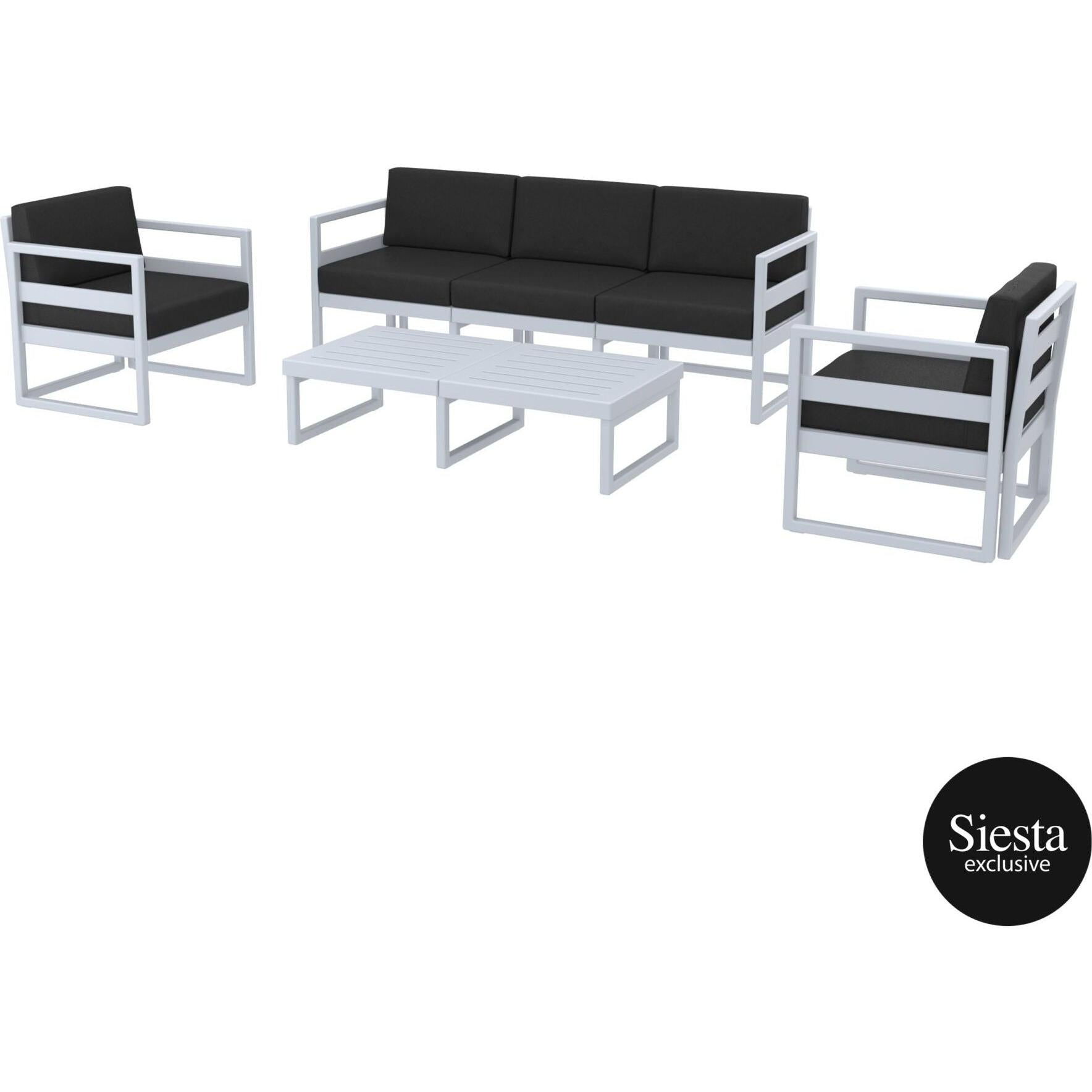 Mykonos Lounge Set XL - With Cushions-Elite Office Furniture