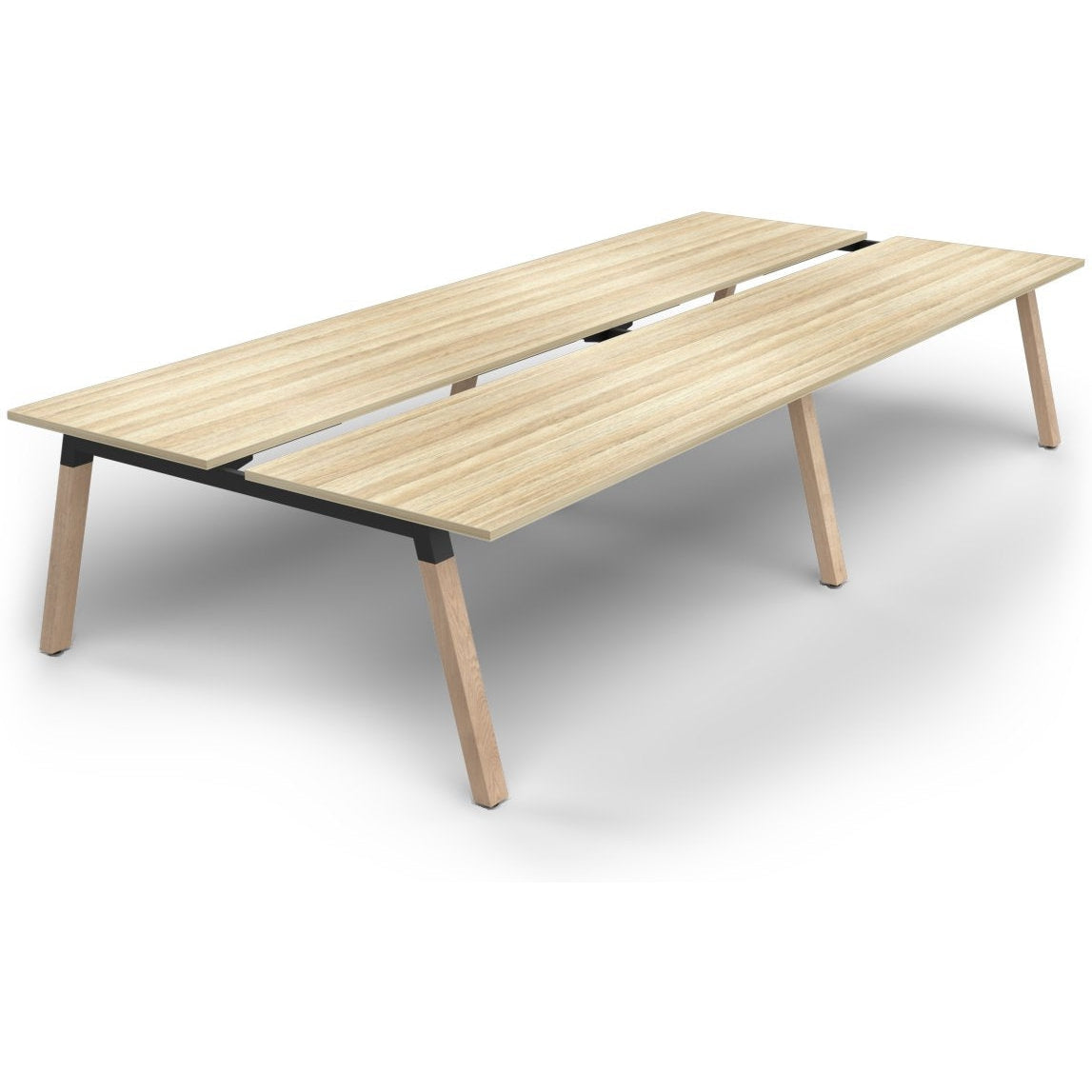 Plantation 4 Person Double Sided Workstation