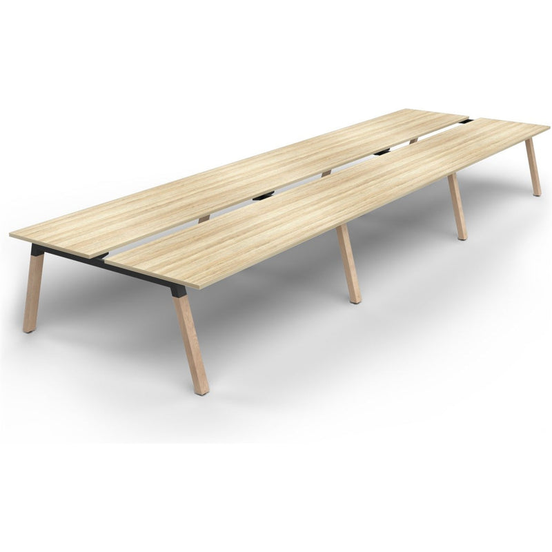 Plantation 6 Person Double Sided Workstation