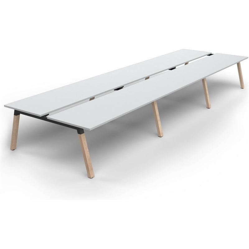 Plantation 6 Person Double Sided Workstation