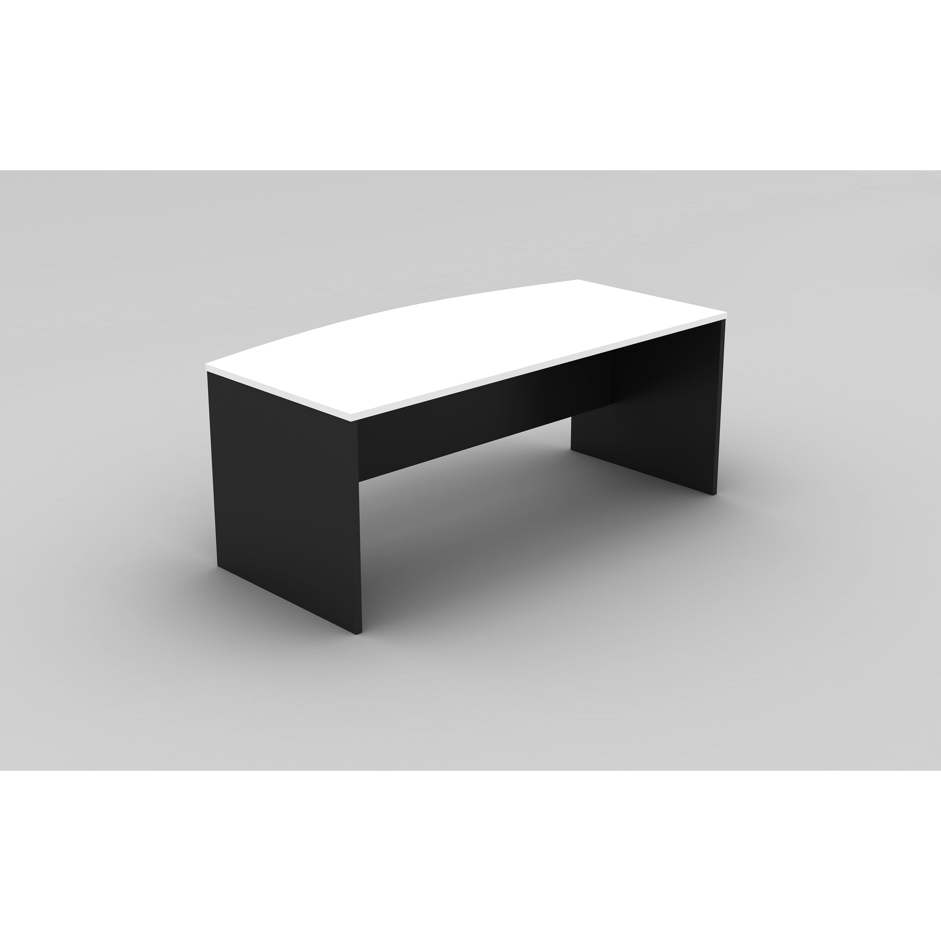 Athens Bow Front Desk-Elite Office Furniture