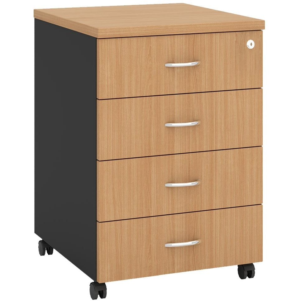 Athens Mobile Pedestal - 4 Drawer