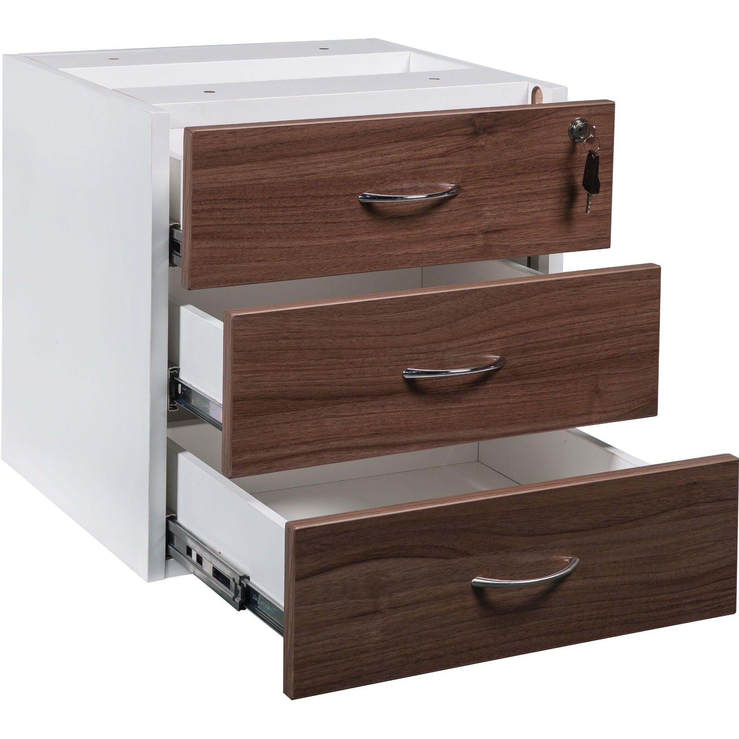 Casnan Premier Fixed Desk Pedestal - 3 Drawer