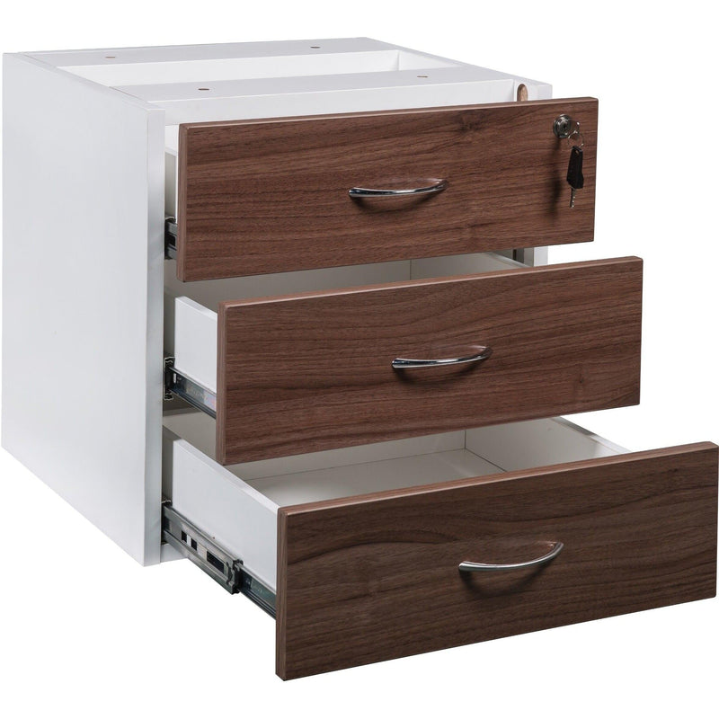 Casnan Premier Fixed Desk Pedestal - 3 Drawer