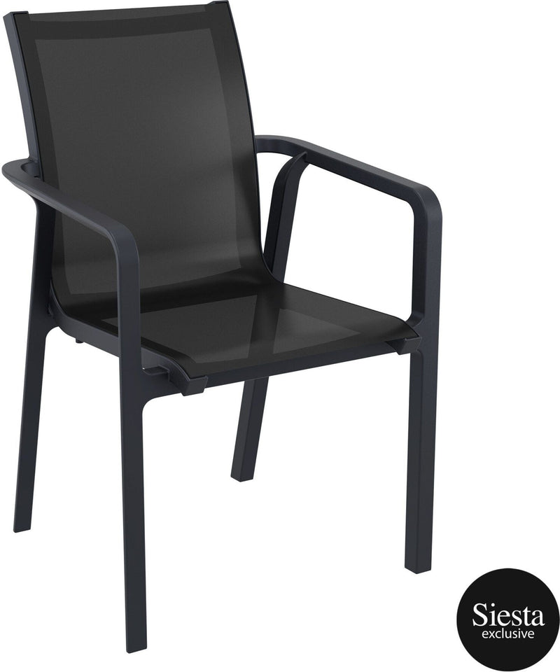 7 Piece Patio Dining Setting with Pacific Armchairs