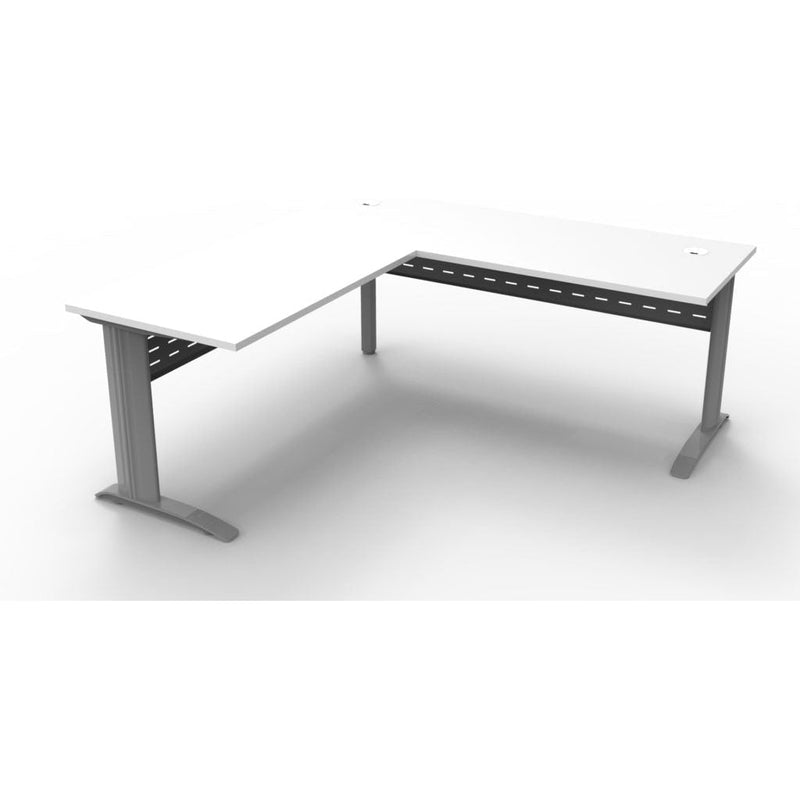 Span Beech Desk and Return