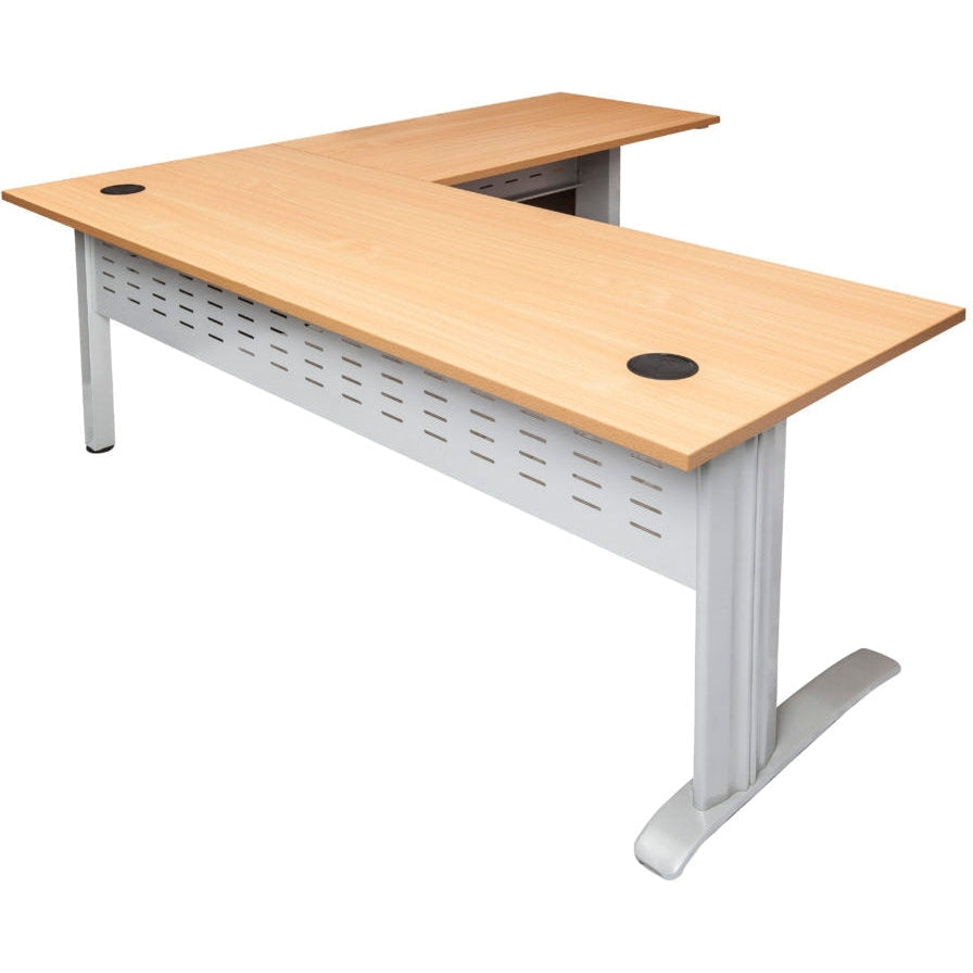 Span Beech Desk and Return