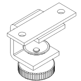 SHUSH30+ Desk Mounted Screen Clamp - (Set Of 2)-Elite Office Furniture