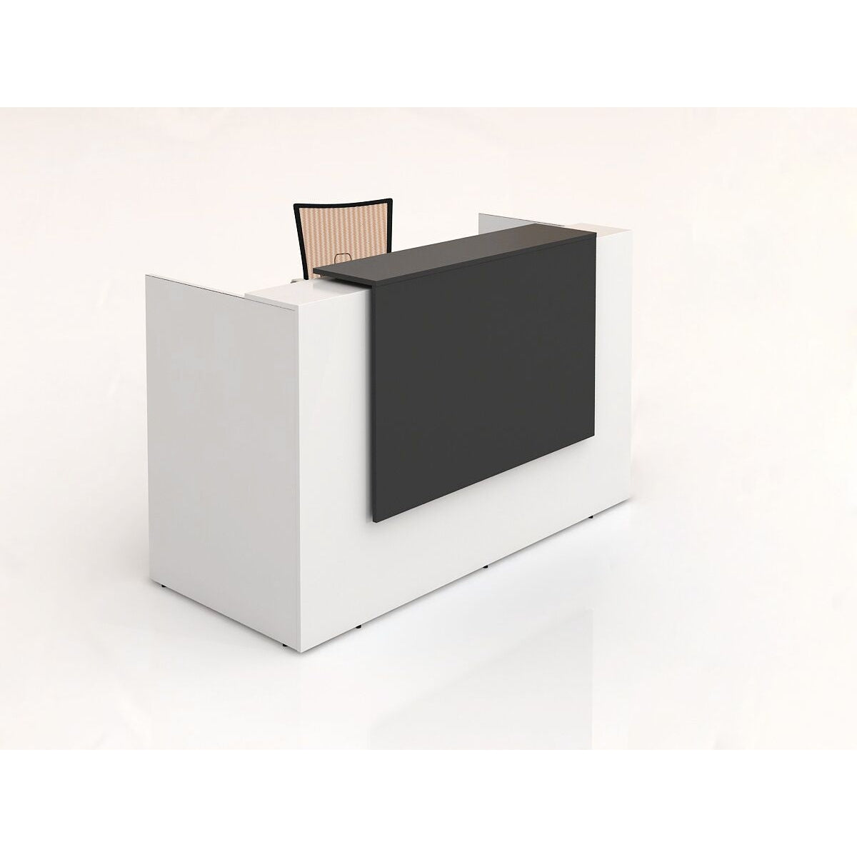 White Sorrento Reception Counter