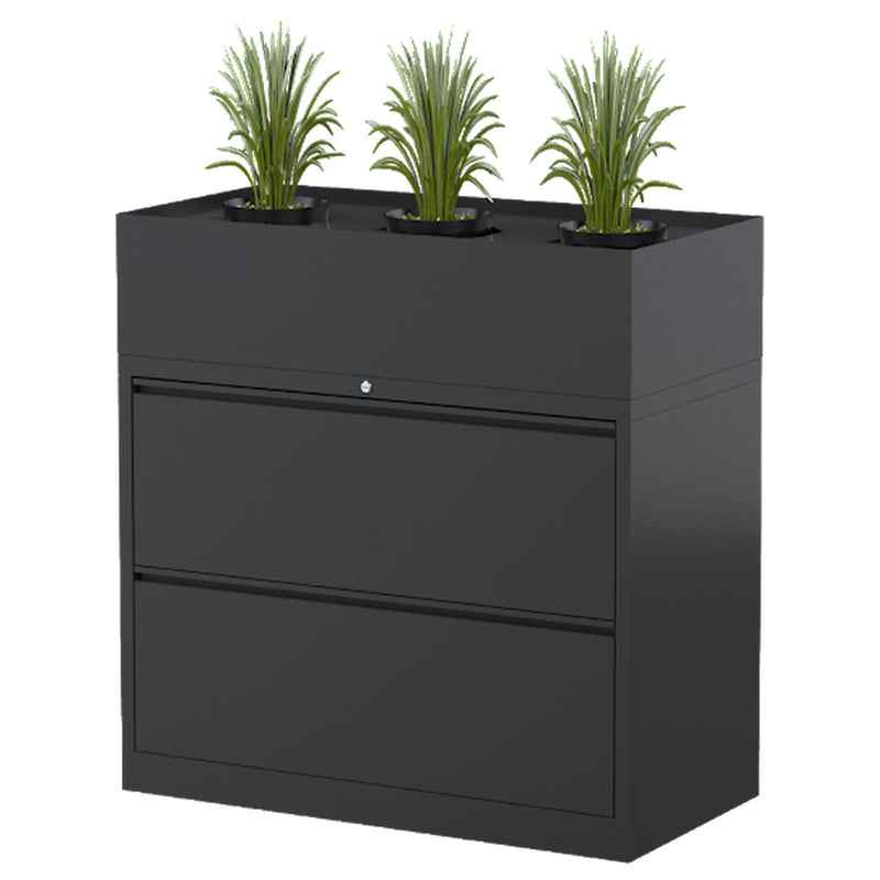 Steelco 2 Drawer Lateral Filing Cabinet