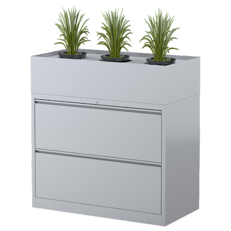 Steelco 2 Drawer Lateral Filing Cabinet