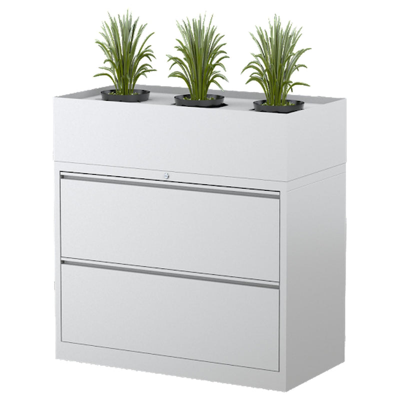 Steelco 2 Drawer Lateral Filing Cabinet