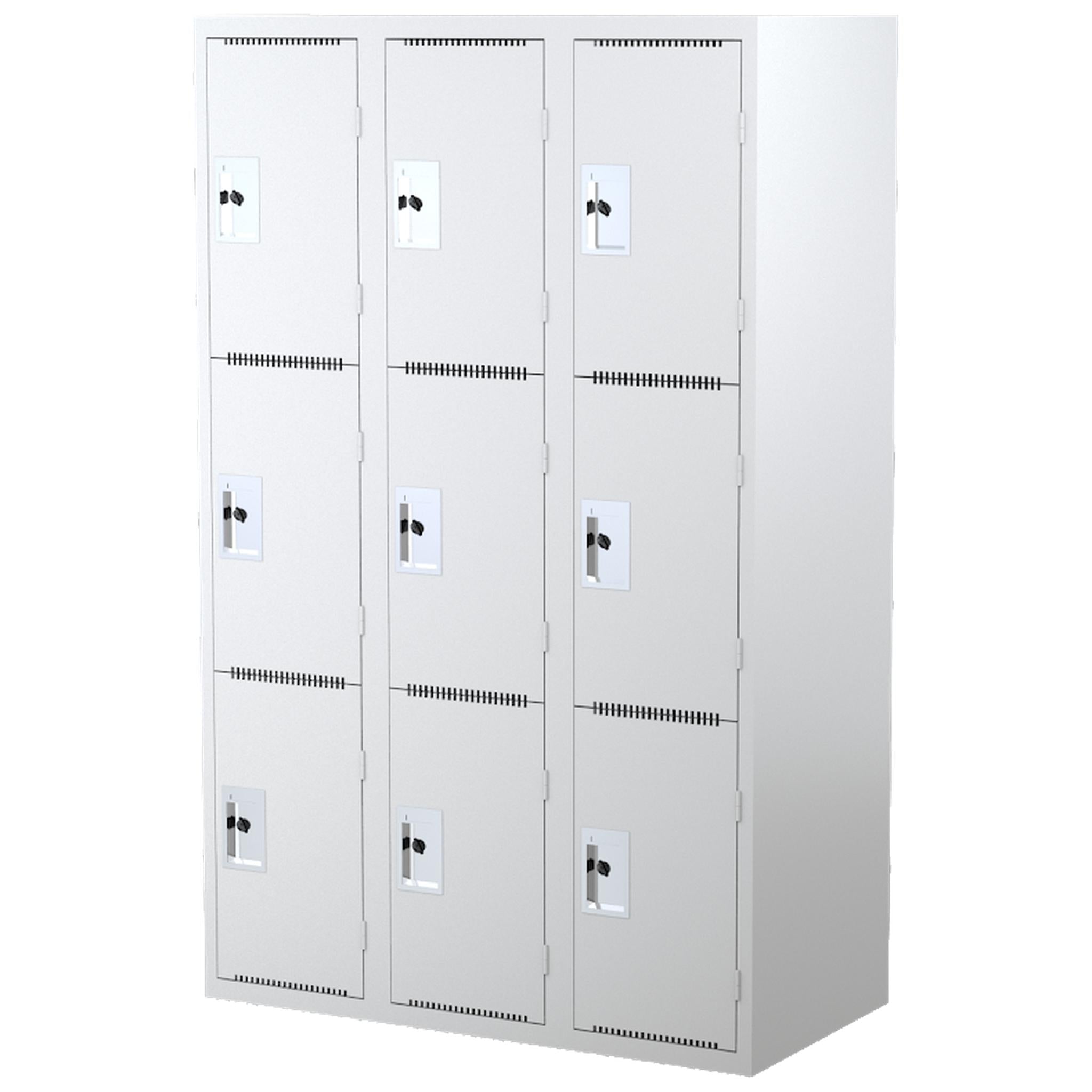 Steelco Heavy Duty School Lockers Triple Bank
