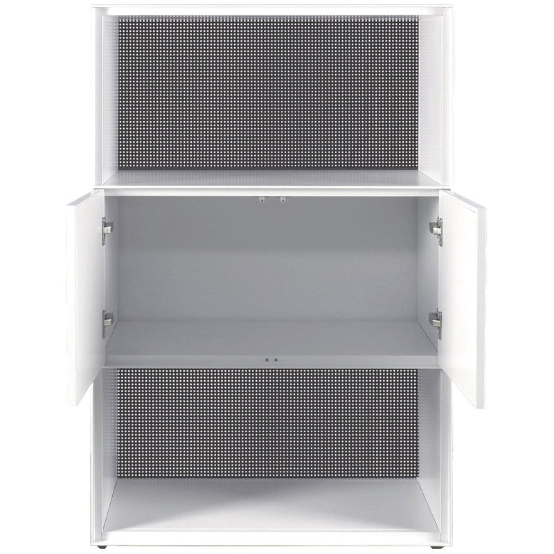 Steelco Modular Open Top/Bottom Shelf Cabinet