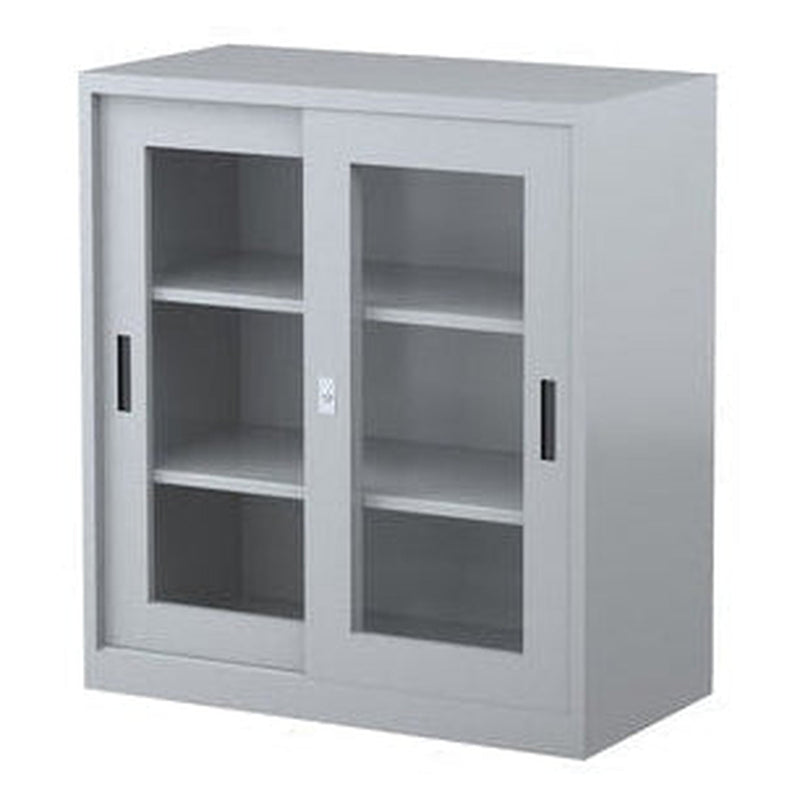 Steelco Sliding Glass Door Display Cabinet 1015H x 914W