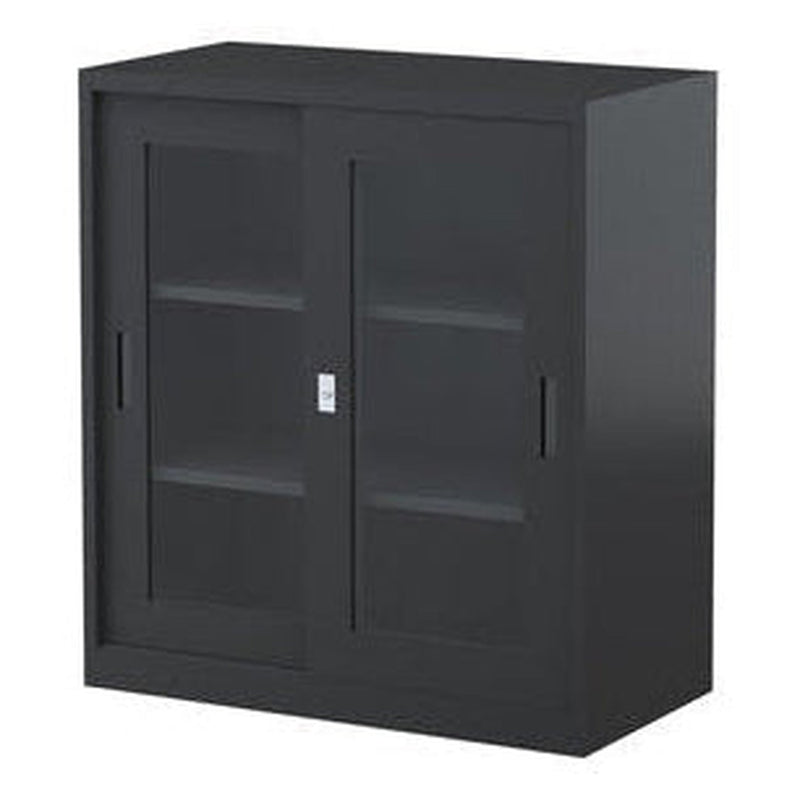 Steelco Sliding Glass Door Display Cabinet 1015H x 914W