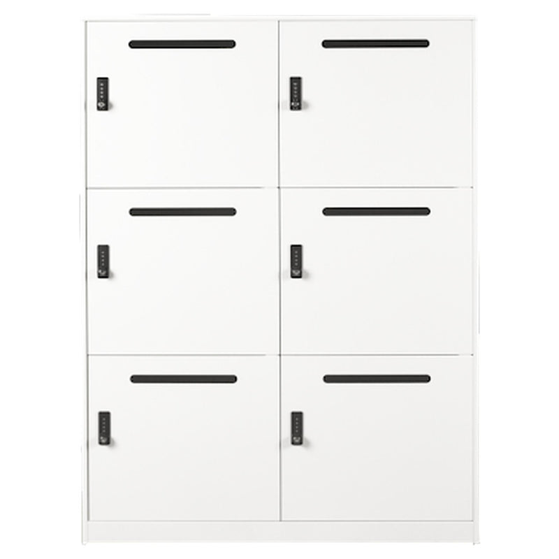 Steelco Slim Edge 6 Door Mail Slot Steel Locker with Combo Lock