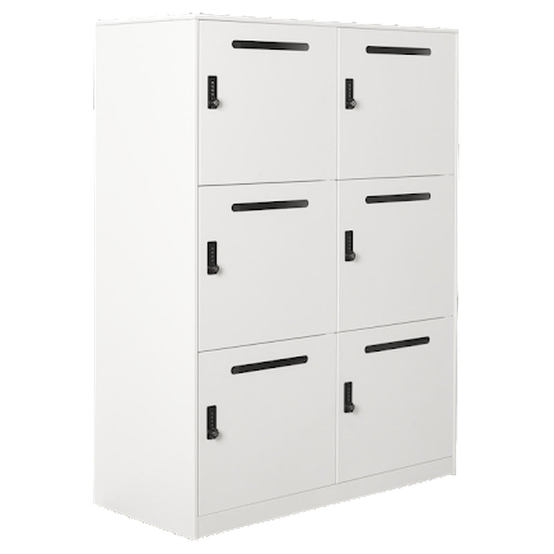 Steelco Slim Edge 6 Door Mail Slot Steel Locker with Combo Lock