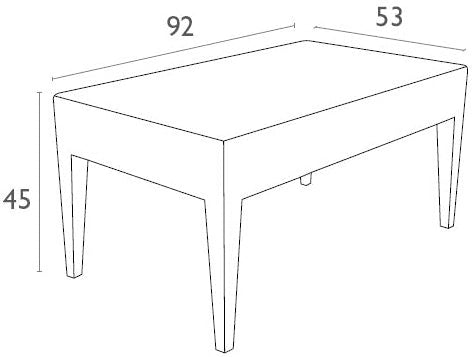 Tequila Lounge Set - No Cushions