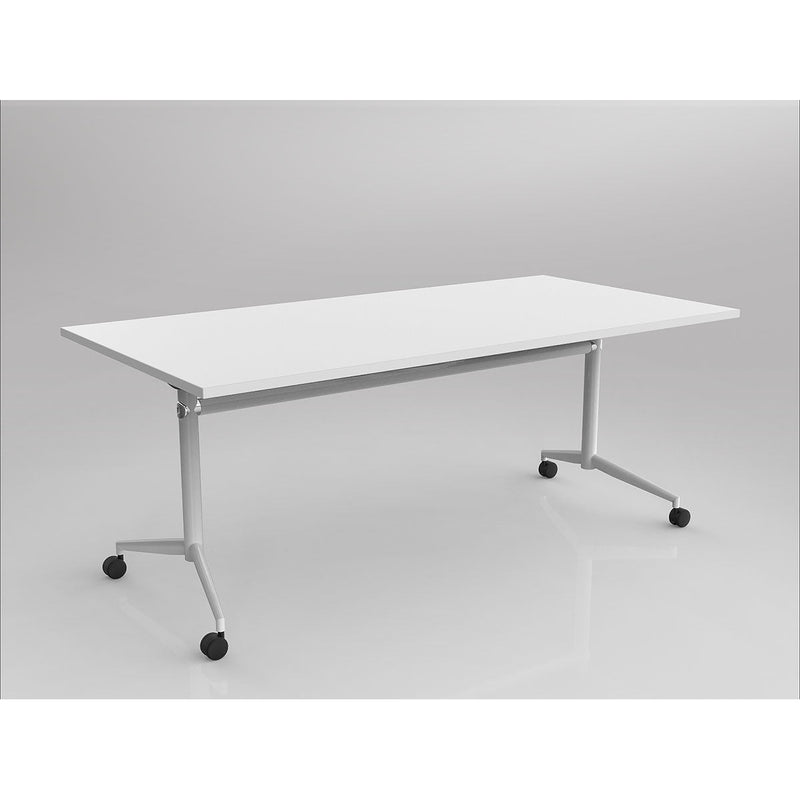 Uni Flip Top Table - White Frame