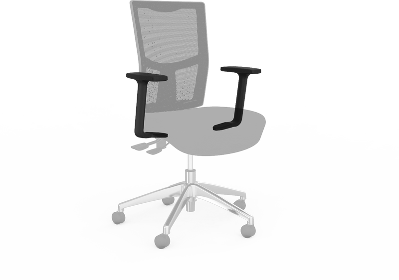 Height Adjustable Armrests for Urban Mesh Chair