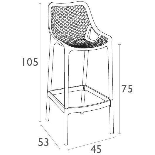Air Barstool 75 (750 High)