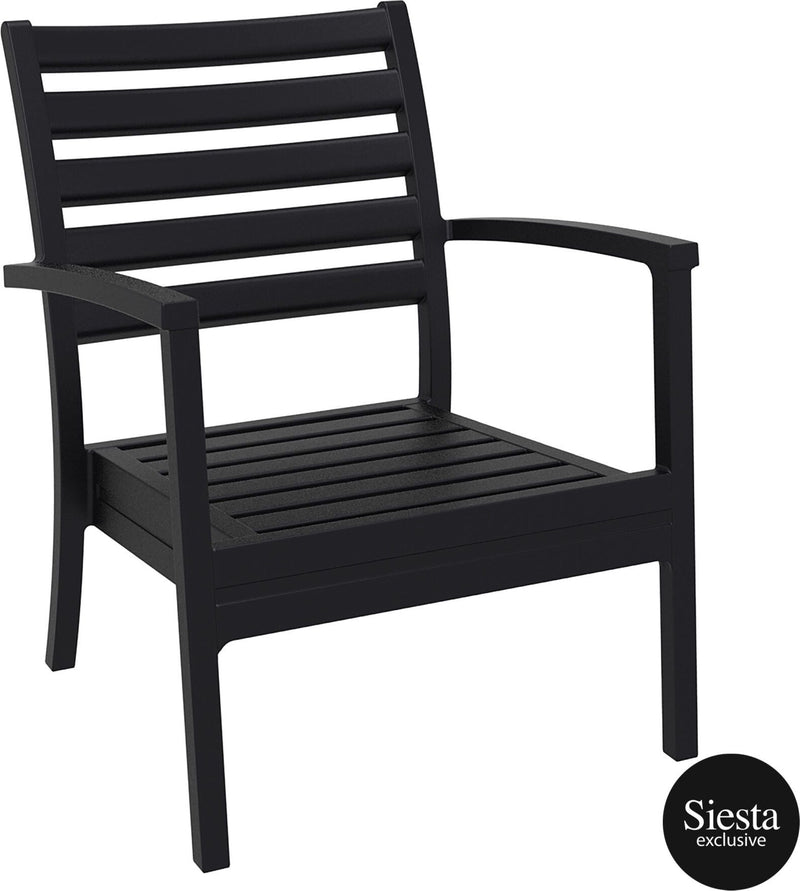 3 Piece Balcony Setting with Artemis XL Arm Chair and Ocean Side Table