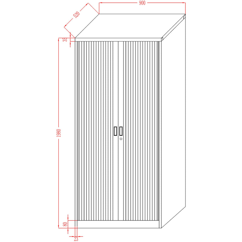 Order Tambour Cupboard-Elite Office Furniture