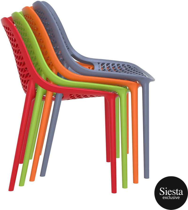 Ares Outdoor Table Setting with Air Chair