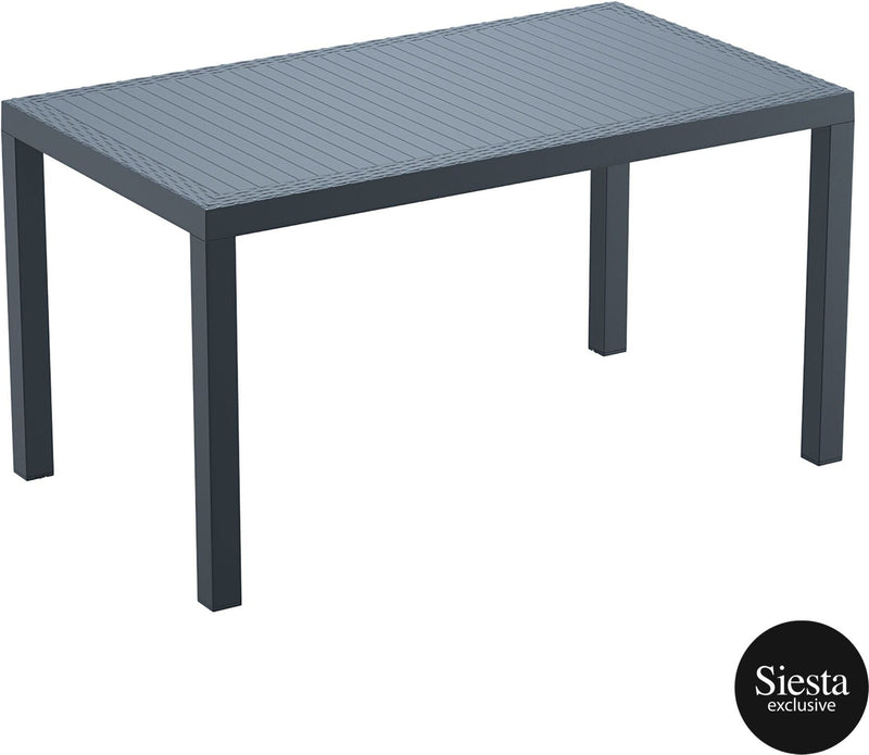 5 Piece Resin Rattan Outdoor Dining Setting