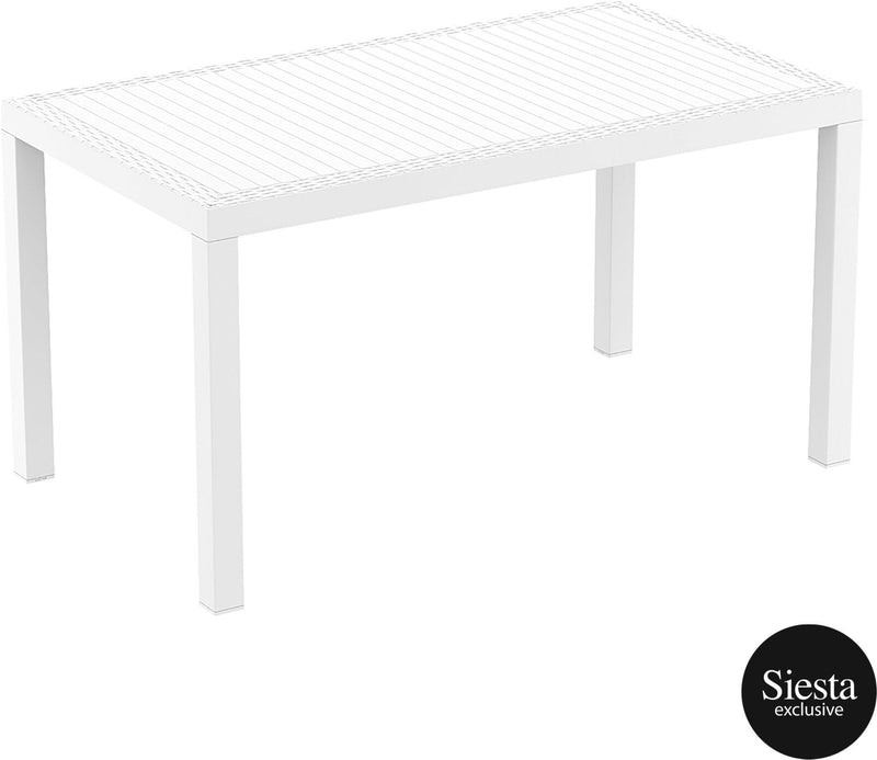 5 Piece Resin Rattan Dining Setting with Florida Chair